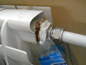 Heating radiator rust