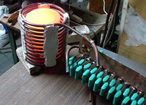 Homemade induction boiler example