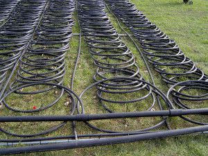 Pipes for geothermal heating