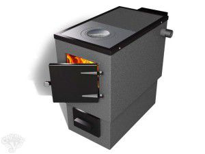 Horno de acero con intercambiador de calor de agua