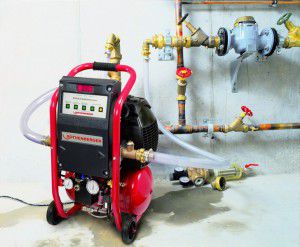 Hydraulic flushing unit