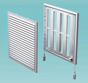 overhead grill with shutters