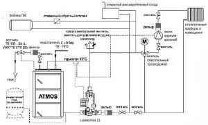Water heating circuit