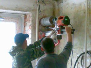 Creating a hole for air flow