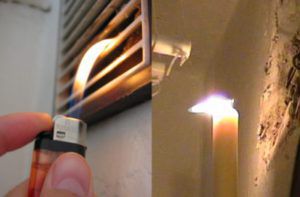 Checking ventilation performance