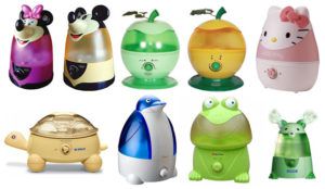 Mga modelo ng mga humidifier para sa mga silid ng mga bata