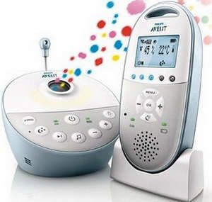 Hygrometer na may integrated monitor ng sanggol