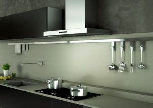 Extractor fan in the kitchen