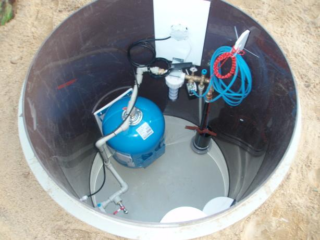 Well pumping station