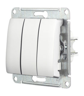Three-key cross-over switch